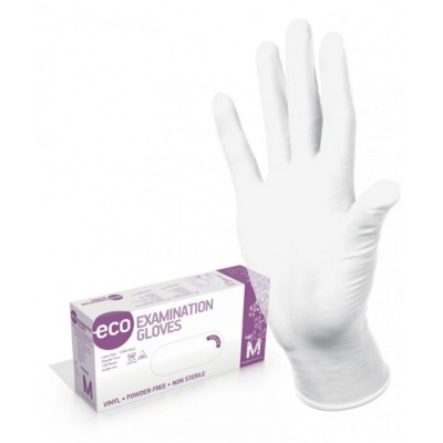Перчатки винил. нестер. смотр. неопудр. XL /Eco /50/500 (Н)