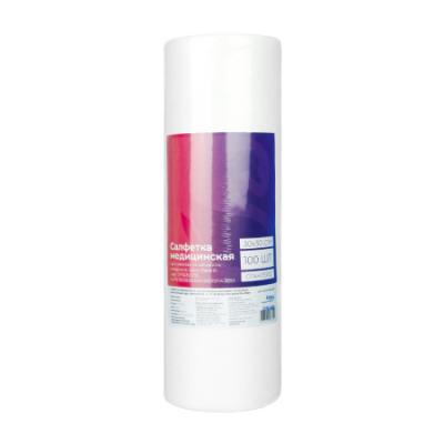 Салфетки 30*30, ролик, спанлейс белые Standart/EleGreen №100 (Н)