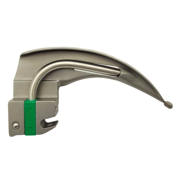 Клинок многоразовый фиброоптический Macintosh №1 к ларингоскопу арт.03.42013.611, Kawe